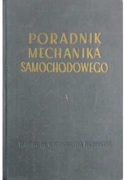 Poradnik mechanika samochodowego