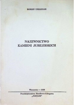 Nazewnictwo kamieni jubilerskich