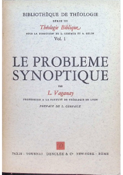 Le probleme Synoptique