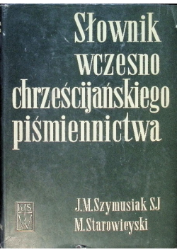 Słownik wczesnego chrześcijańskiego piśmiennictwa