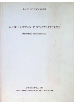 Wnioskowanie statystyczne