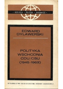 Polityka wschodnia CDU CSU 1945 - 1969