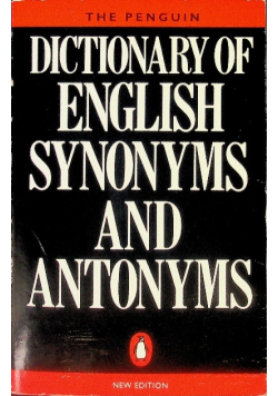 Dictionary of english synonyms and antonyms