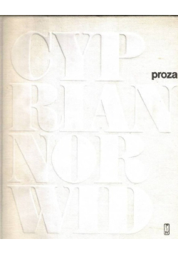 Norwid Pisma wszystkie Proza Tom 7 Część 2