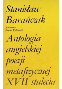 Antologia angielskiej  poezji metafizycznej XVII stulecia
