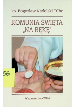 Komunia święta na rękę