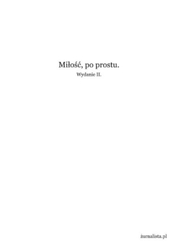 Miłość po prostu