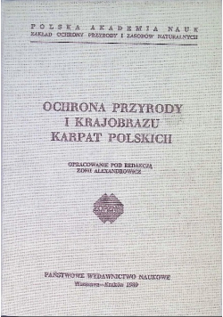 Ochrona przyrody i krajobrazu Karpat Polskich