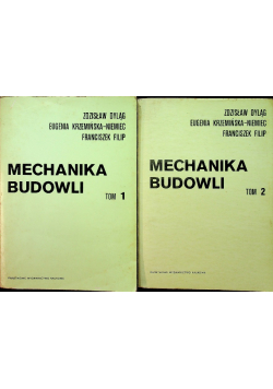 Mechanika Budowli, Tom 1 i 2