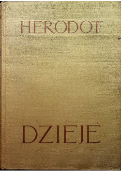 Herodot Dzieje Tom I