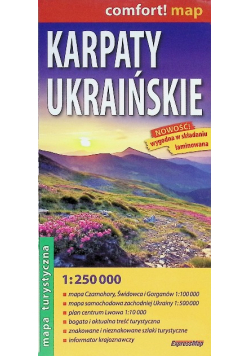 Comfort! map Karpaty Ukraińskie 1:250 000 mapa