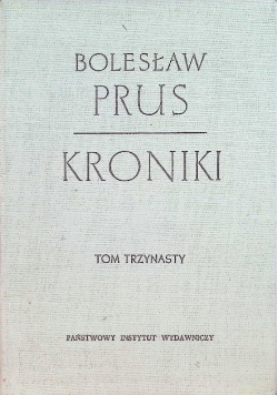 Prus Kroniki Tom 13