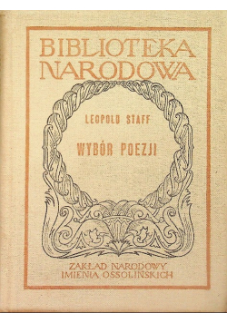 Staff Wybór poezji
