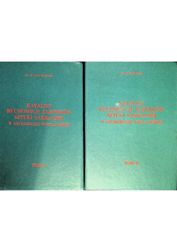 Katalog ruchomych zabytków sztuki sakralnej Tom I i II