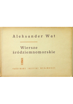 Wiersze śródziemnomorskie