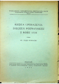 Księga uposażenia diecezji poznańskiej z roku 1510, 1950 r.