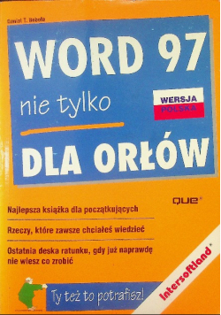 Word 97 nie tylko dla orłów