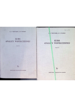Kurs analizy współczesnej Część 1 i 2