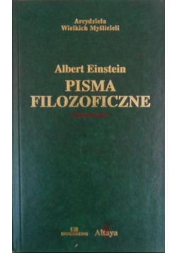 Einstein Pisma filozoficzne