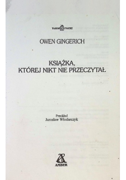 Książka której nikt nie przeczytał
