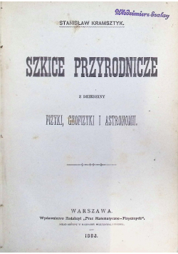 Szkice Przyrodnicze 1893 r.