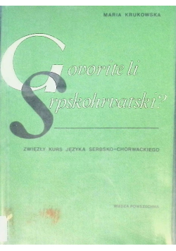 Govorite li srpskohrvatski
