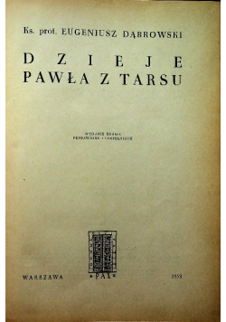 Dzieje Pawła z Tarsu