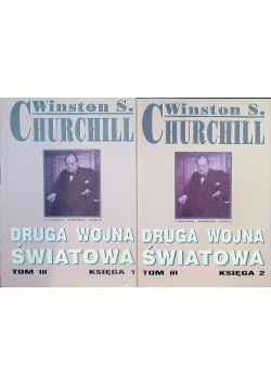 Churchill druga wojna światowa Tom III Księga 1 i 2