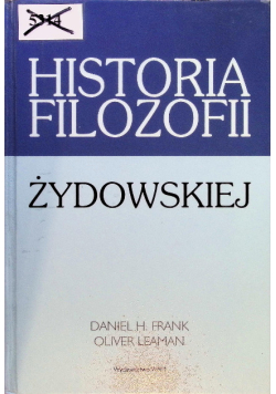 Historia filozofii żydowskiej
