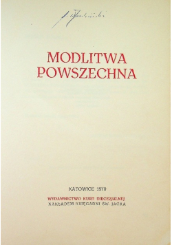 Modlitwa powszechna