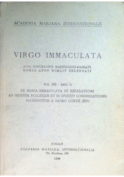 Virgo immaculata
