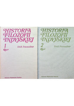 Historia filozofii indyjskiej Tom 1 i 2