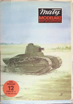 Mały modelarz Nr 12 / 86 Czołg lekki Renault R17