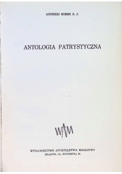 Antologia patrystyczna