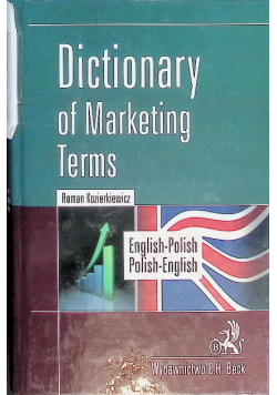 Dictionary of marketing terms angielsko-polski polsko - angielski