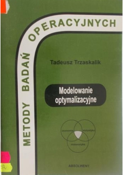 Modelowanie optymalizacyjne