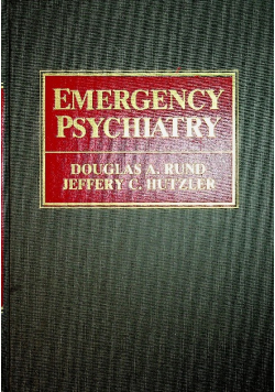Emergency psychiatry