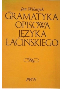 Gramatyka opisowa języka łacińskiego