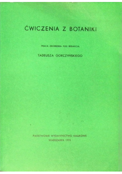 Ćwiczenia z botaniki