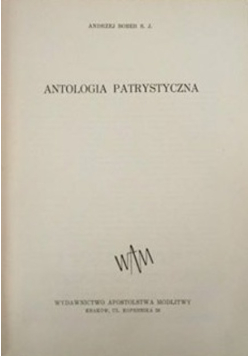Antologia patrystyczna