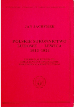 Polskie Stronnictwo Ludowe Lewica 1913 - 1924