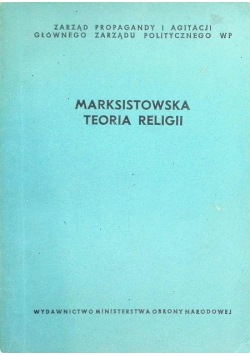 Marksistowska teoria religii
