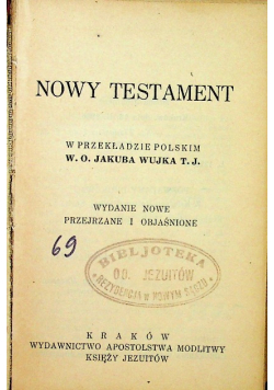 Nowy Testament 1936 r.