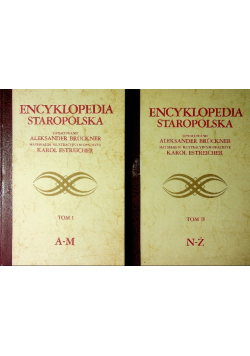 Encyklopedia staropolska Tom 1 i 2
