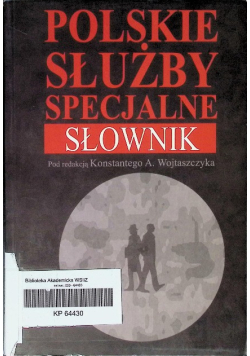 Polskie służby specjalne Słownik