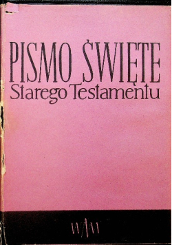 Pismo święte Starego Testamentu