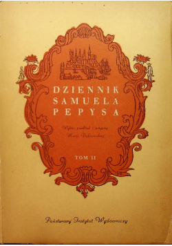 Dziennik Samuela Pepysa Tom II