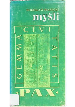 Piasecki myśli