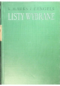 Marks Engels Listy wybrane