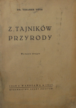 Z tajników przyrody 1946 r.